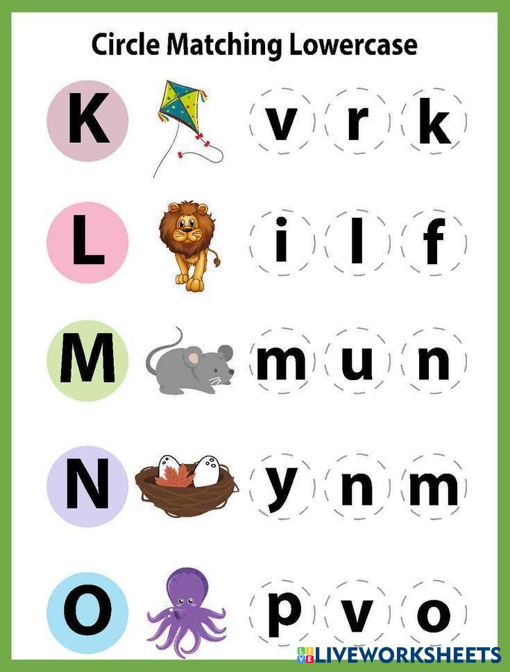 English Live Worksheets