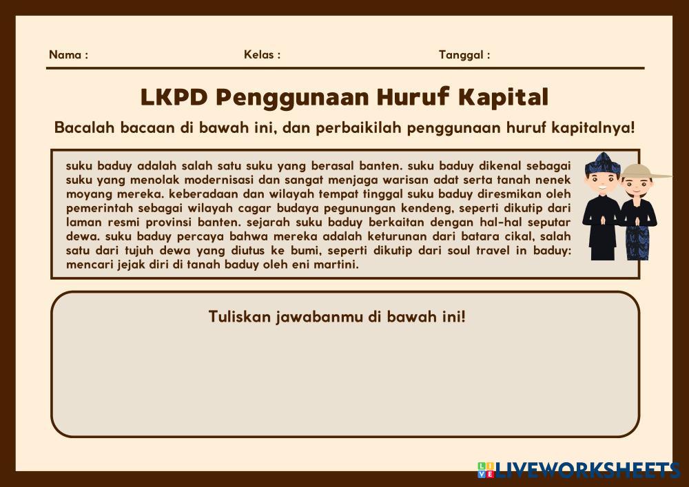 7535162 soal latihan penggunaan huruf kapital
