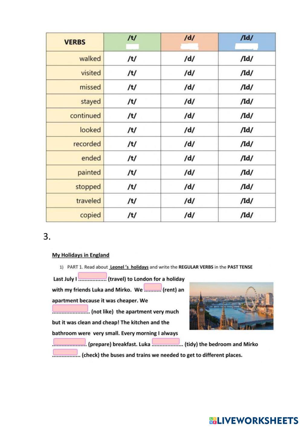 7935265 Prepare 6 Past Simple. Regular Verbs Nata
