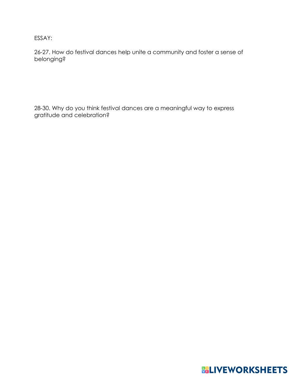 PE 12 REVIEW QU Free Interactive Worksheets 7981367