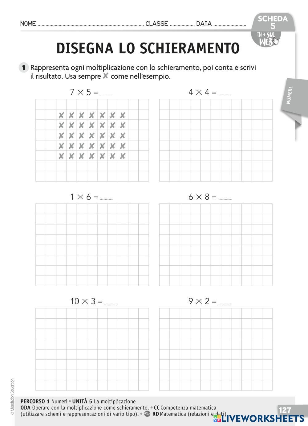 Boscofiorito: Esercizi per dividere, image size:1000x1381