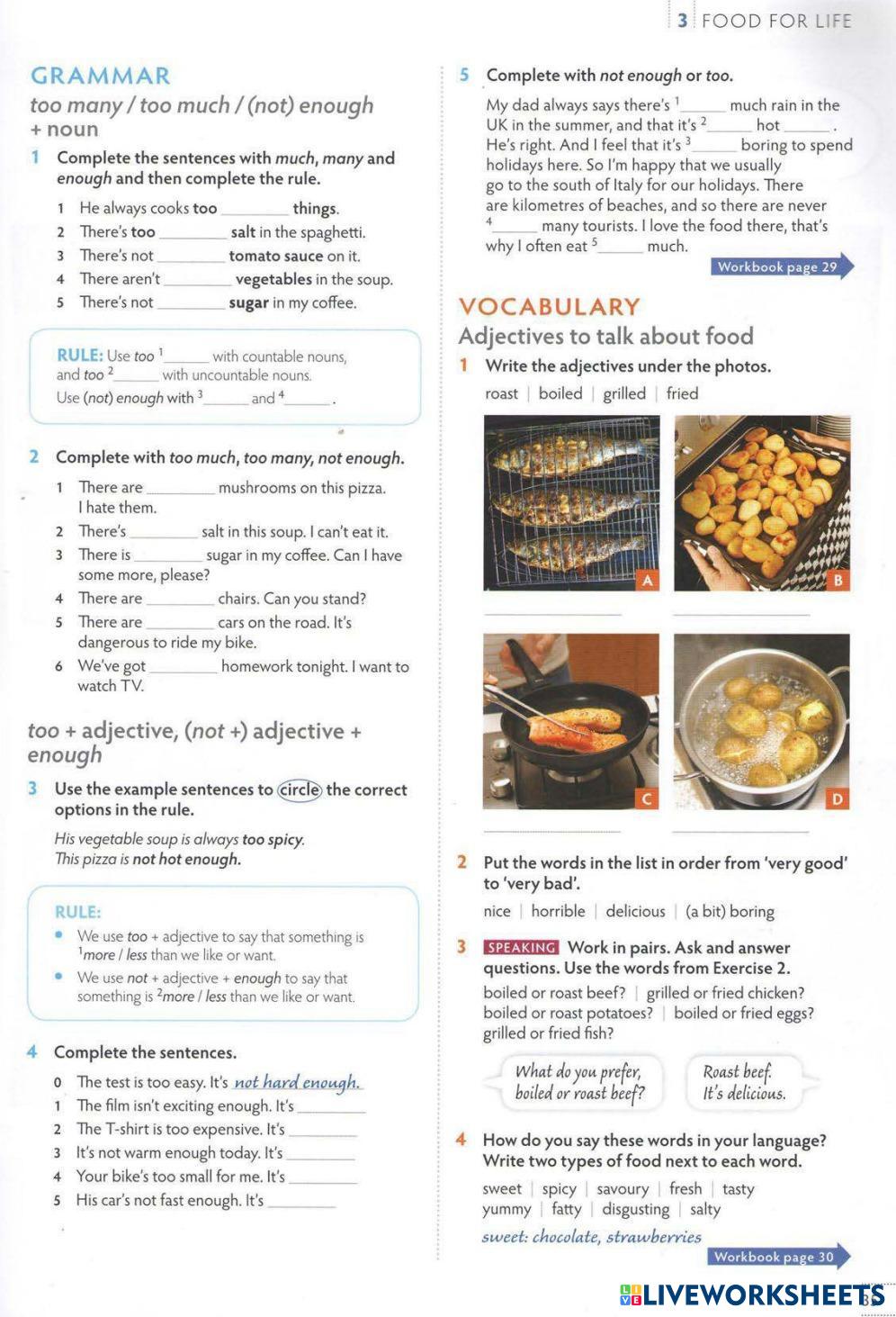 Think1 U3 p35 Live Worksheets