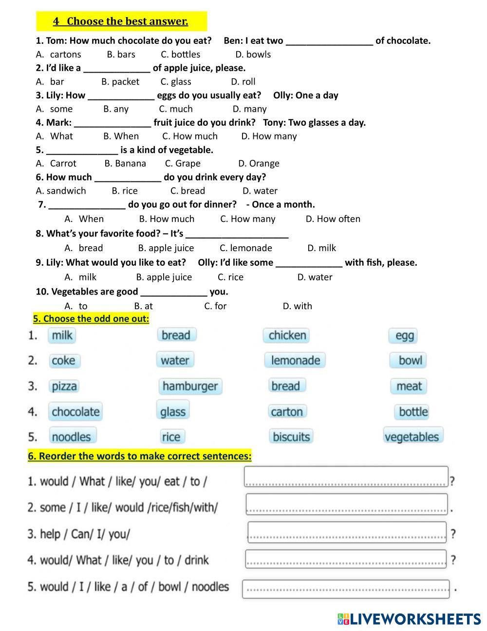 Used To Be Used To Get Used To Test1 Interactive Worksheet