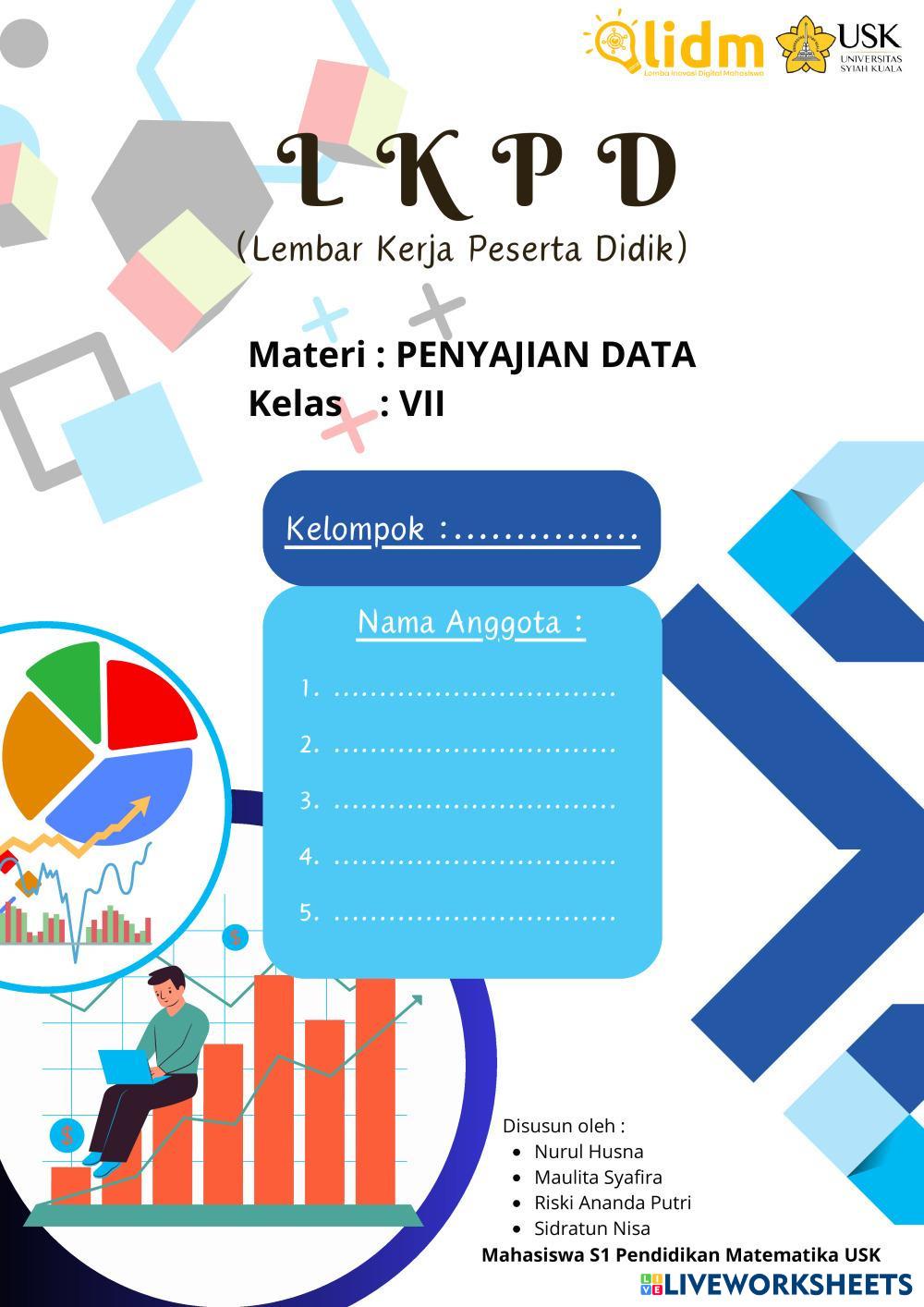 7630253 | LKPD Penyajian Data kelas 7 | Nurul Husna