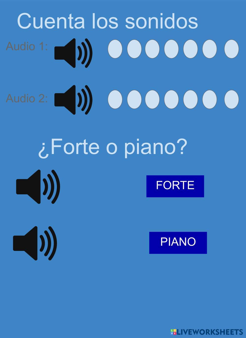 Musica 1 | Live Worksheets