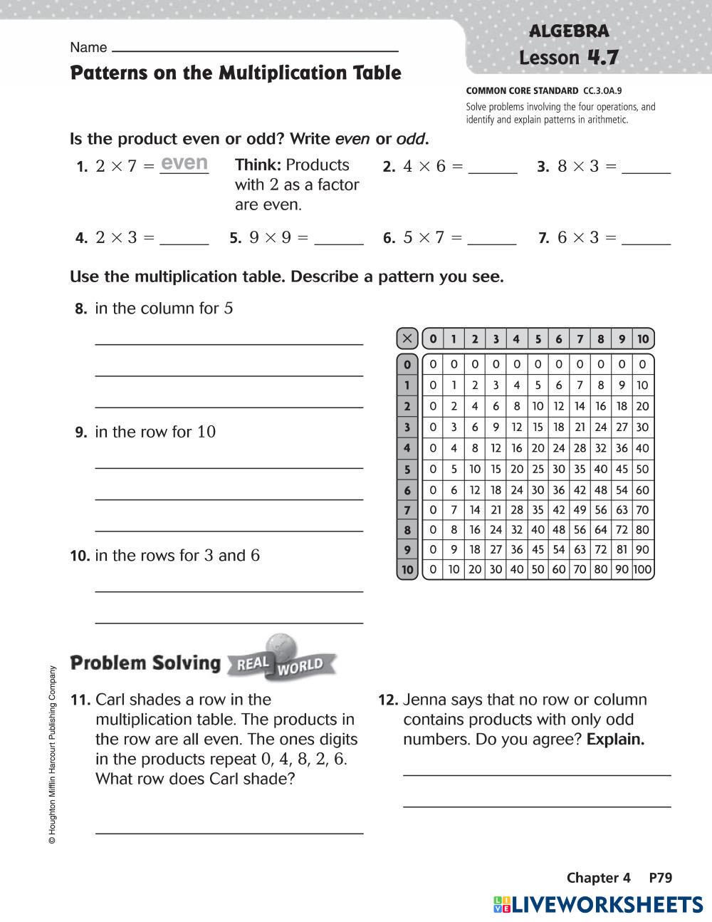 Printable Distributive Property Worksheets, image size:1000x1294
