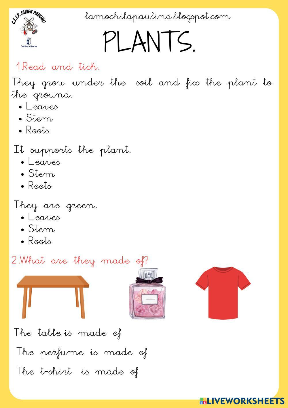 7666802 Plants David García Blanco Liveworksheets 7666802 Plants David García Blanco Liveworksheets