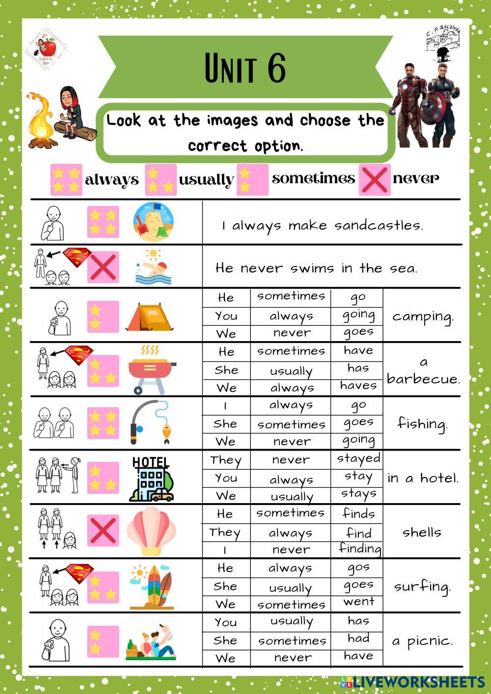 english worksheets for 6th grade pdf