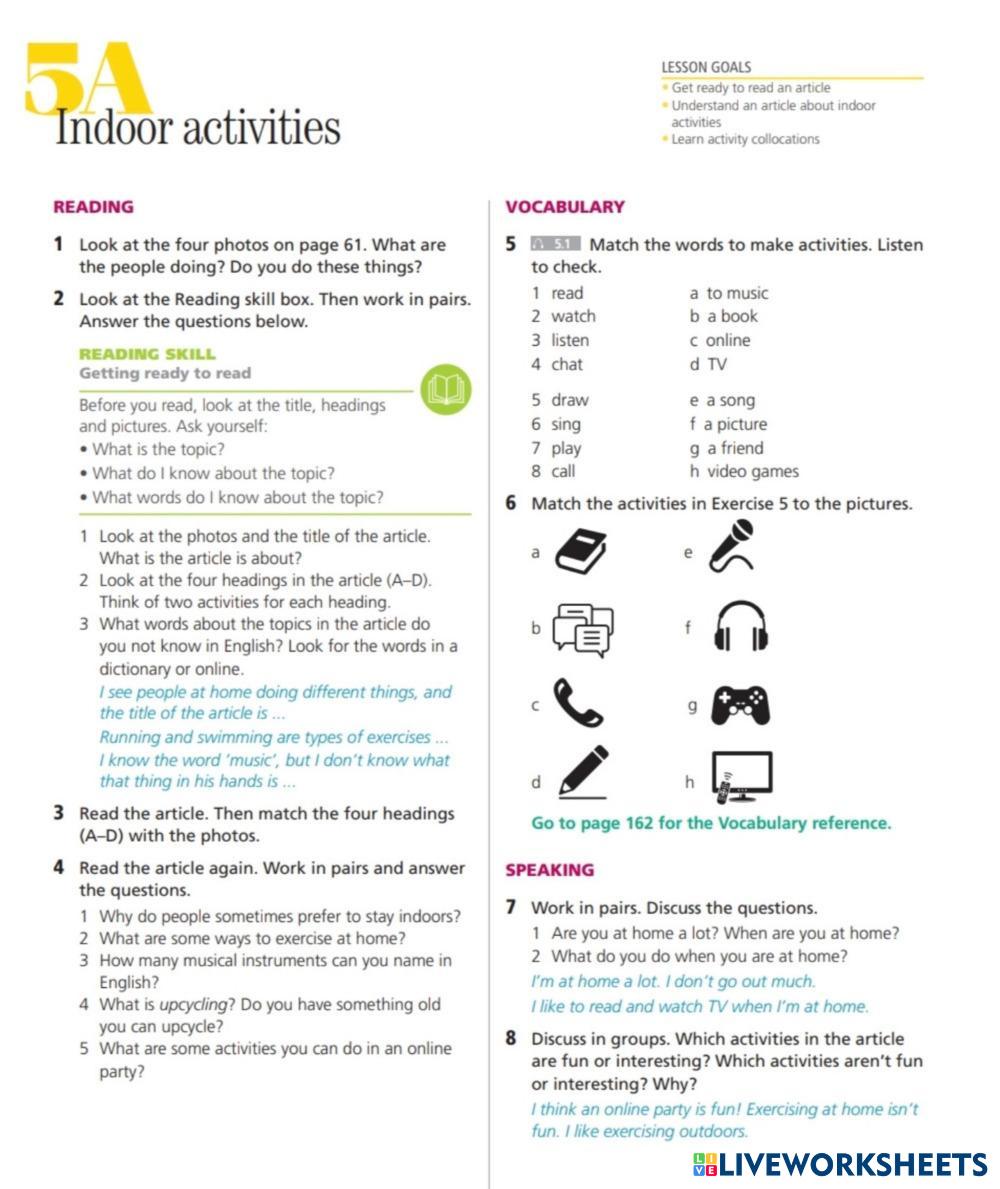 Indoor - outdoor activities 0525 | Luis | Live