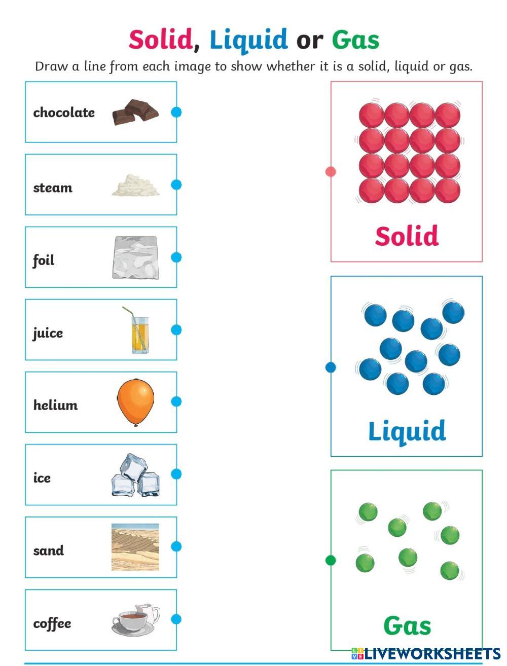 States of Matter | Live Worksheets