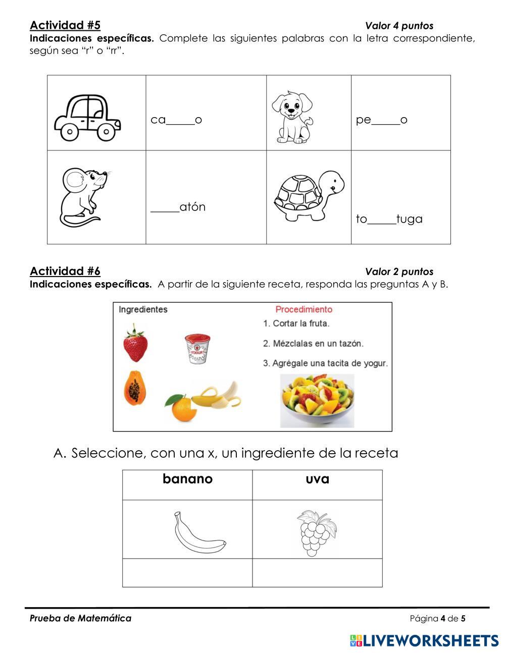 Estrategia de E Free Interactive Worksheets 7746454