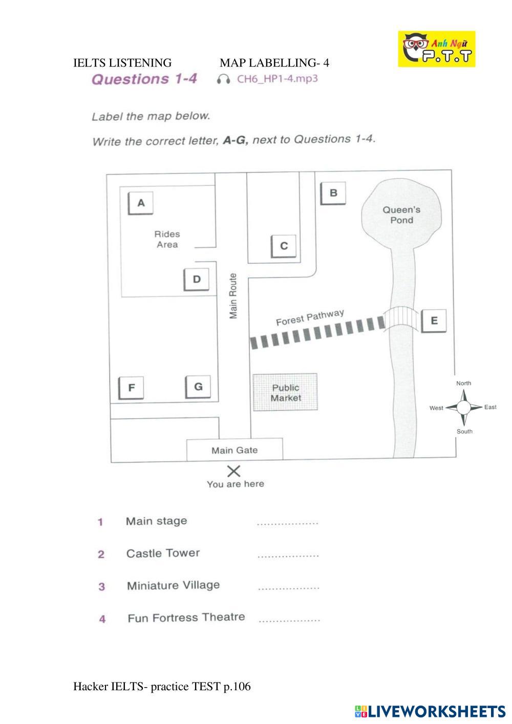 Ielts listening free interactive worksheets 7750072