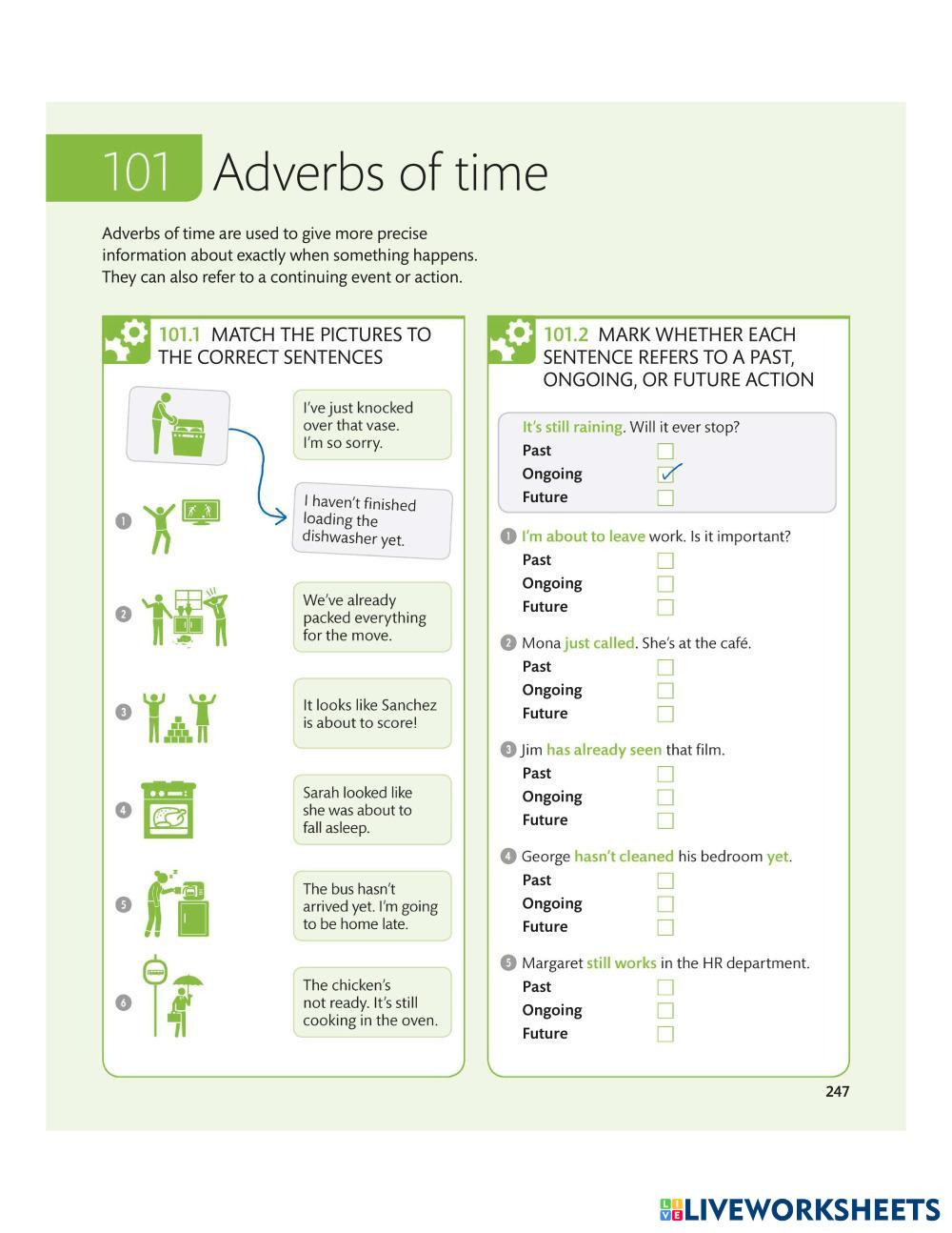 Adverbs and Adv Free Interactive Worksheets 7792535