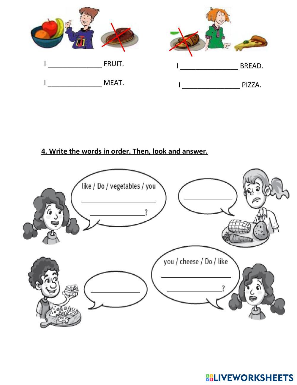 FOOD Free Interactive Worksheets 7801896 food-free-interactive-worksheets-7801896