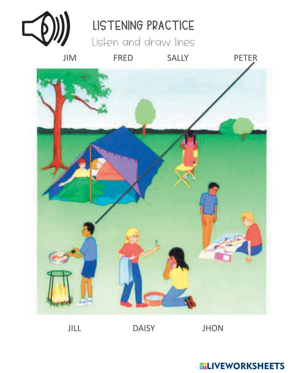 LISTENING PRACTICE 1006 Marianahpa Live Worksheets