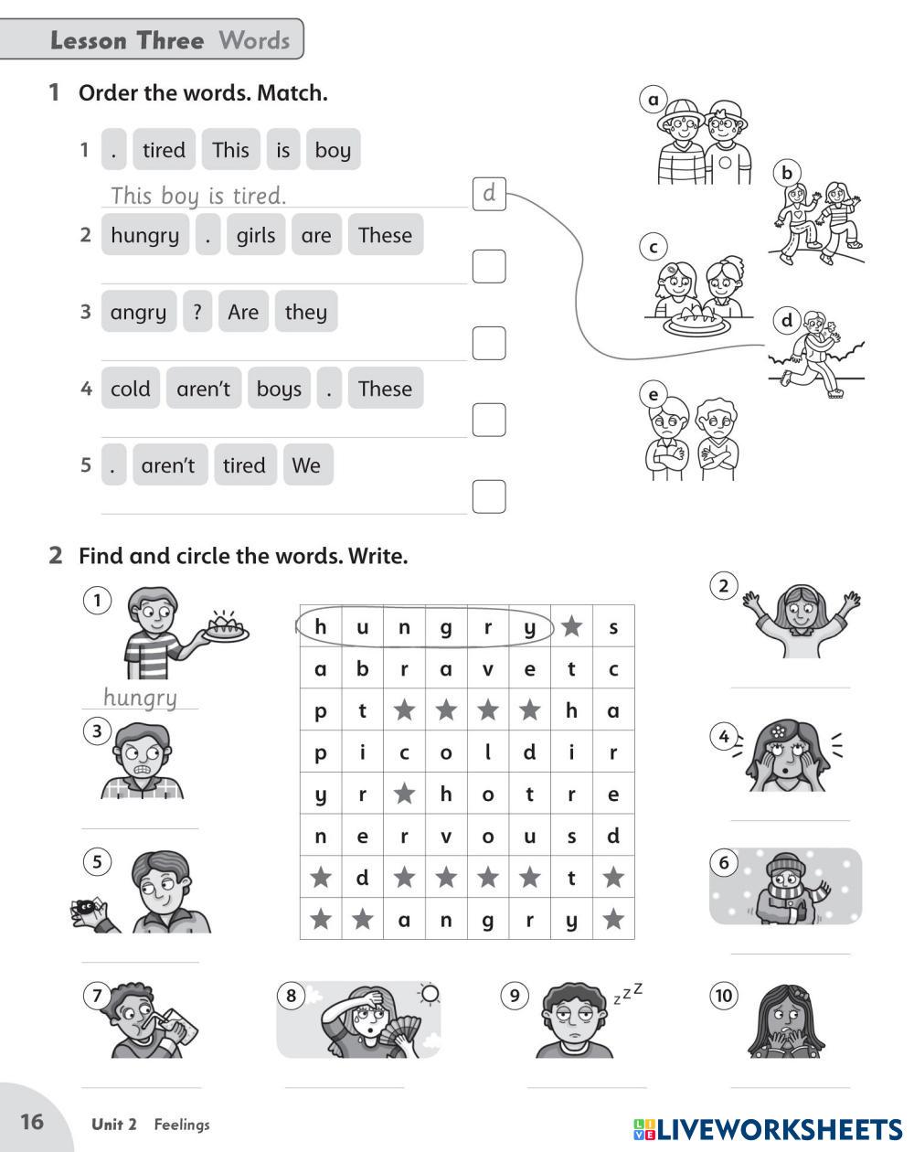 Wordwall family and friends 1 unit 3