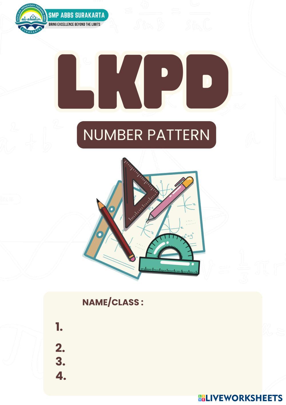 8008055 | WORKSHEET EVEN AND ODD NUMBER PATTERN | Siti
