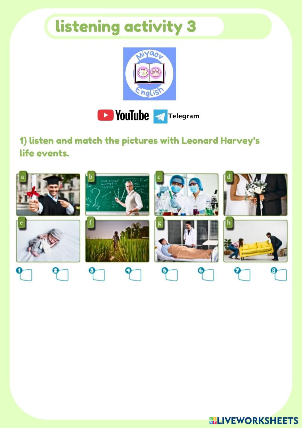 biographies lis ESL Worksheets 8252133