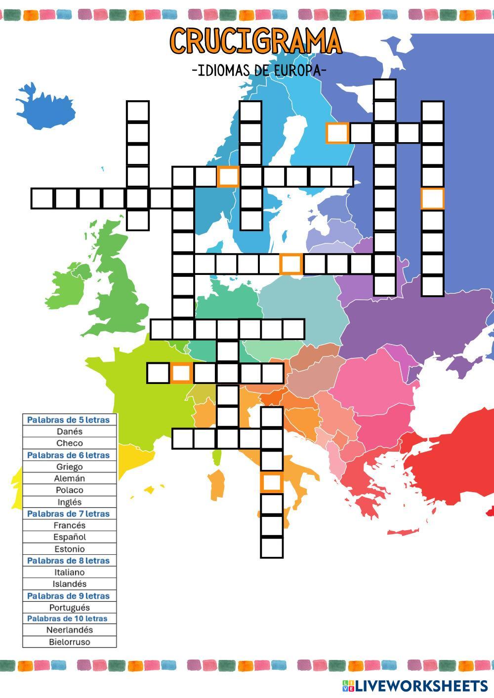 8033188 EUROPEAN LANGUAGES CROSSWORD TeacherLeyre12