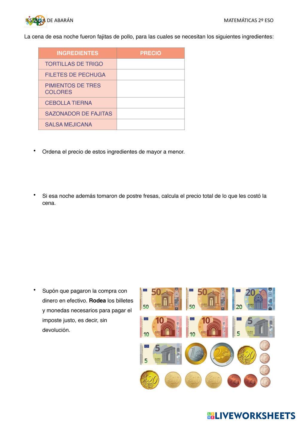 SITUACIÓN DE AP Free Interactive Worksheets 8051451