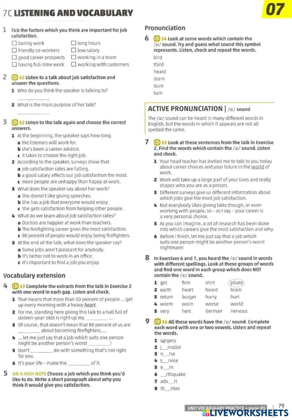 8087466 | Hn 2 unit 7c | Boltak Iryna | LiveWorksheets