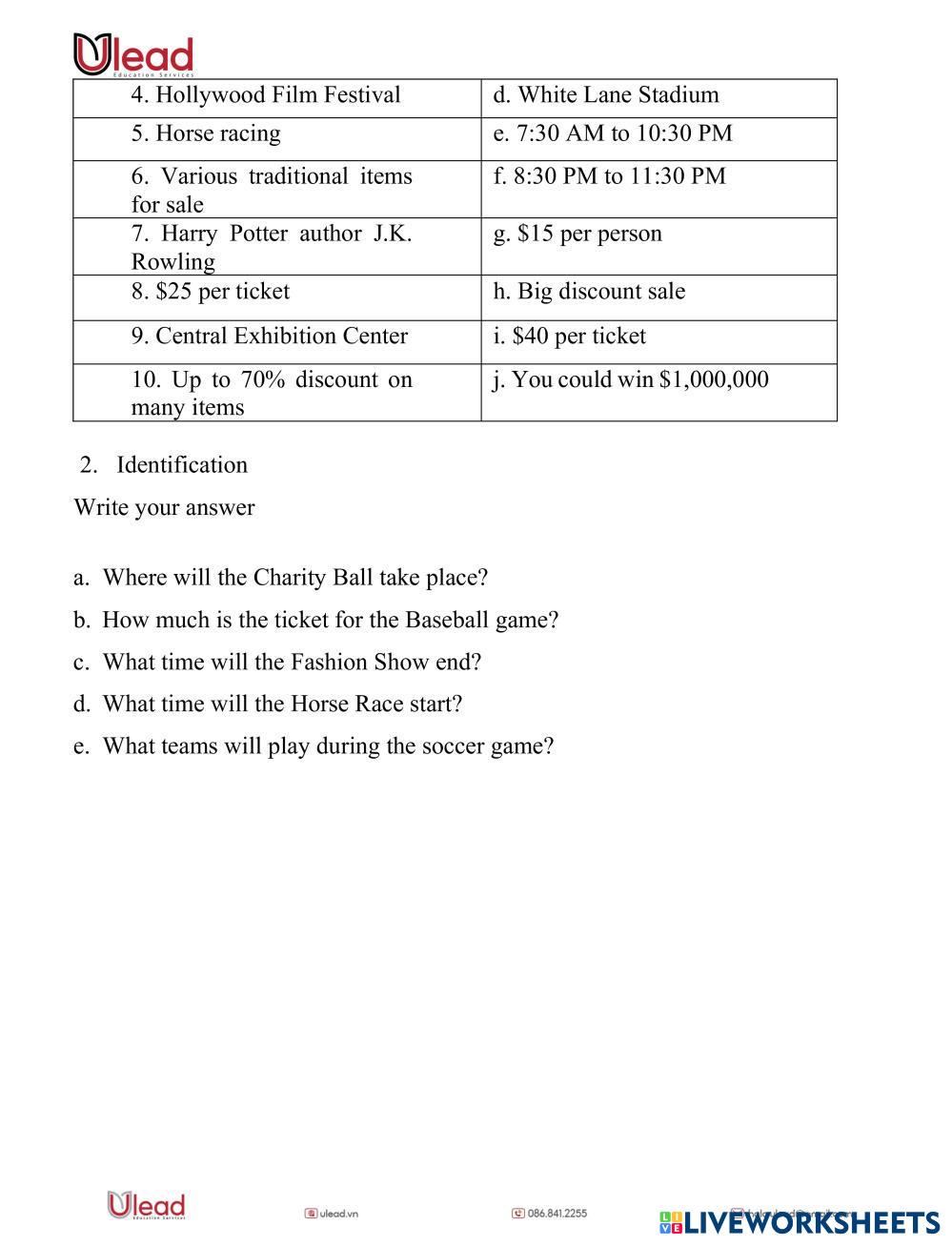 8128502 ULead Sparta Camp Placement test_Reading