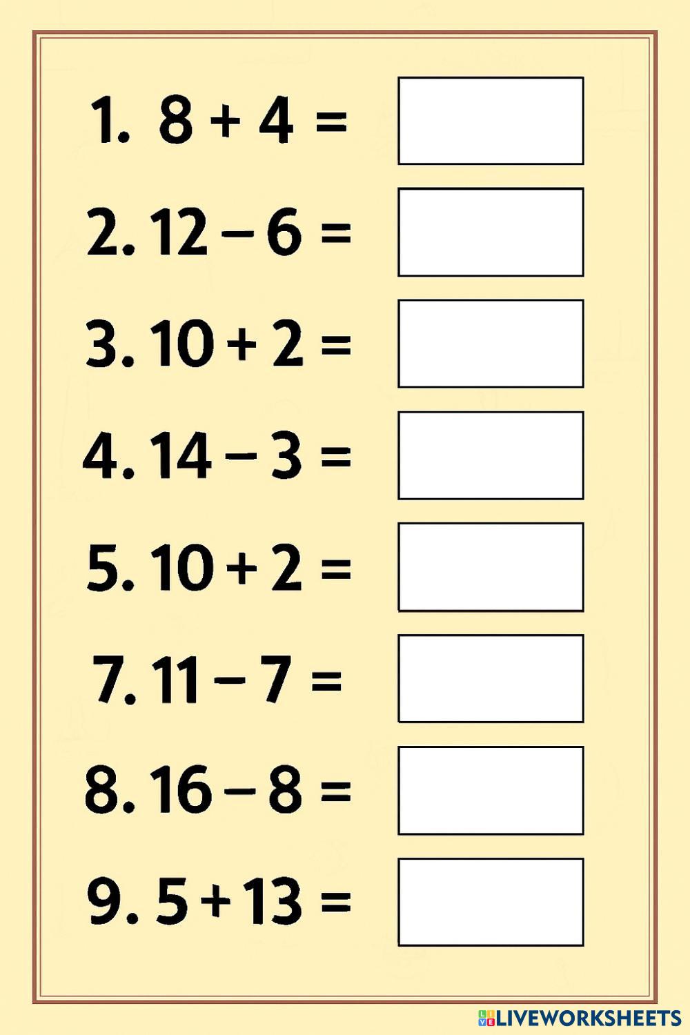 tetyana Math Worksheets 8201707