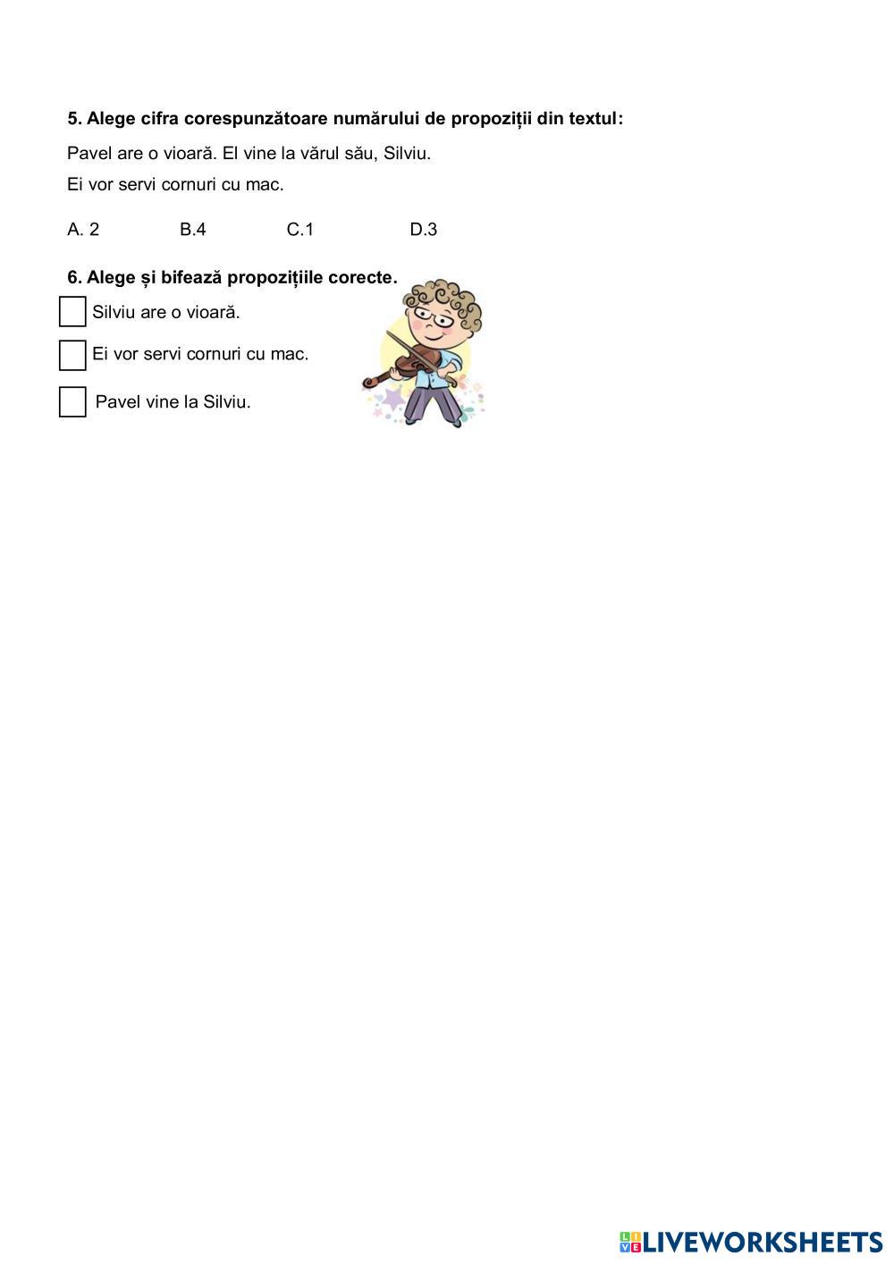 fișă Sunetul și litera „v”- cuvânt, propoziție, text.pdf