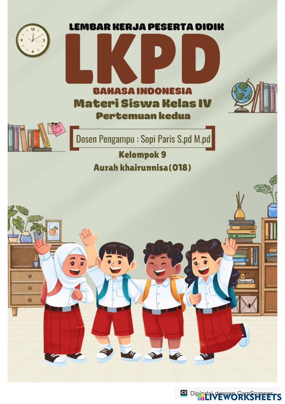 LKPD BAHASA INDONESIA KELAS IV SD.pdf