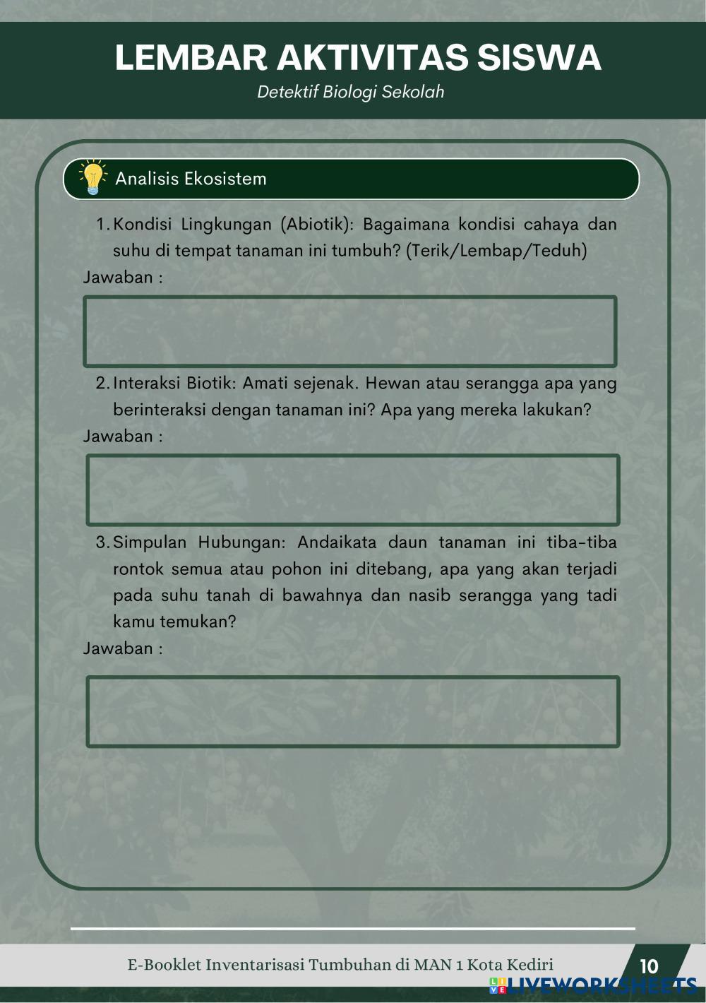 Puji syukur ke hadirat Tuhan Yang Maha Esa karena atas rahmat dan karunia-Nya, e-booklet berjudul “Pengembangan E-Booklet Inventarisasi Tumbuhan dan Karakteristik Morfologinya di Lingkungan MAN 1 .pdf