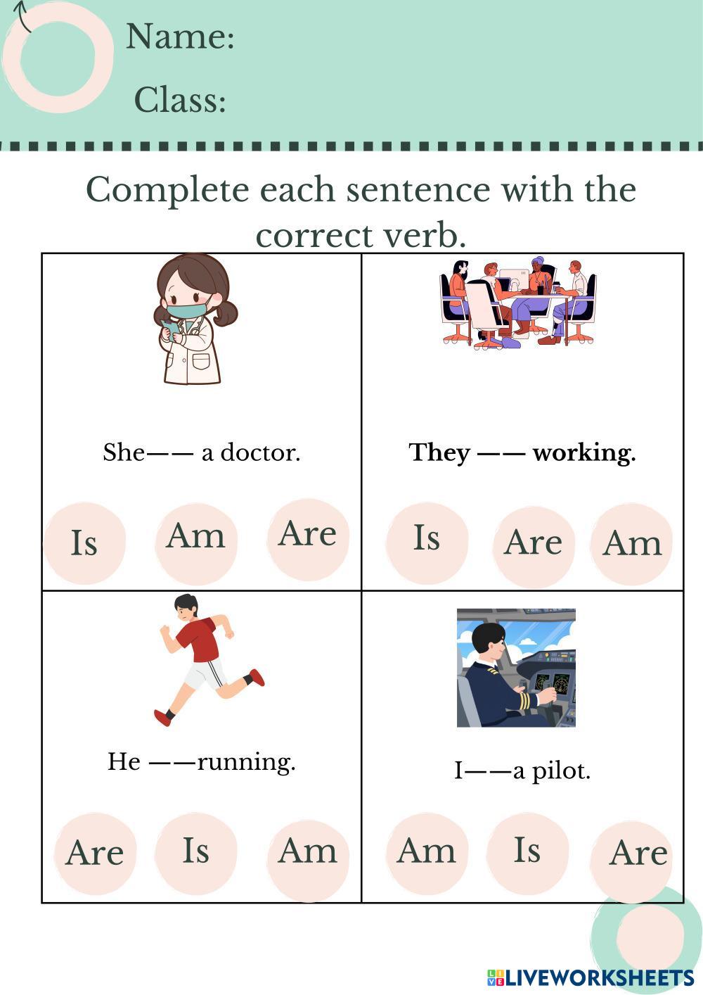 ورقة عمل (verb to be)..pdf