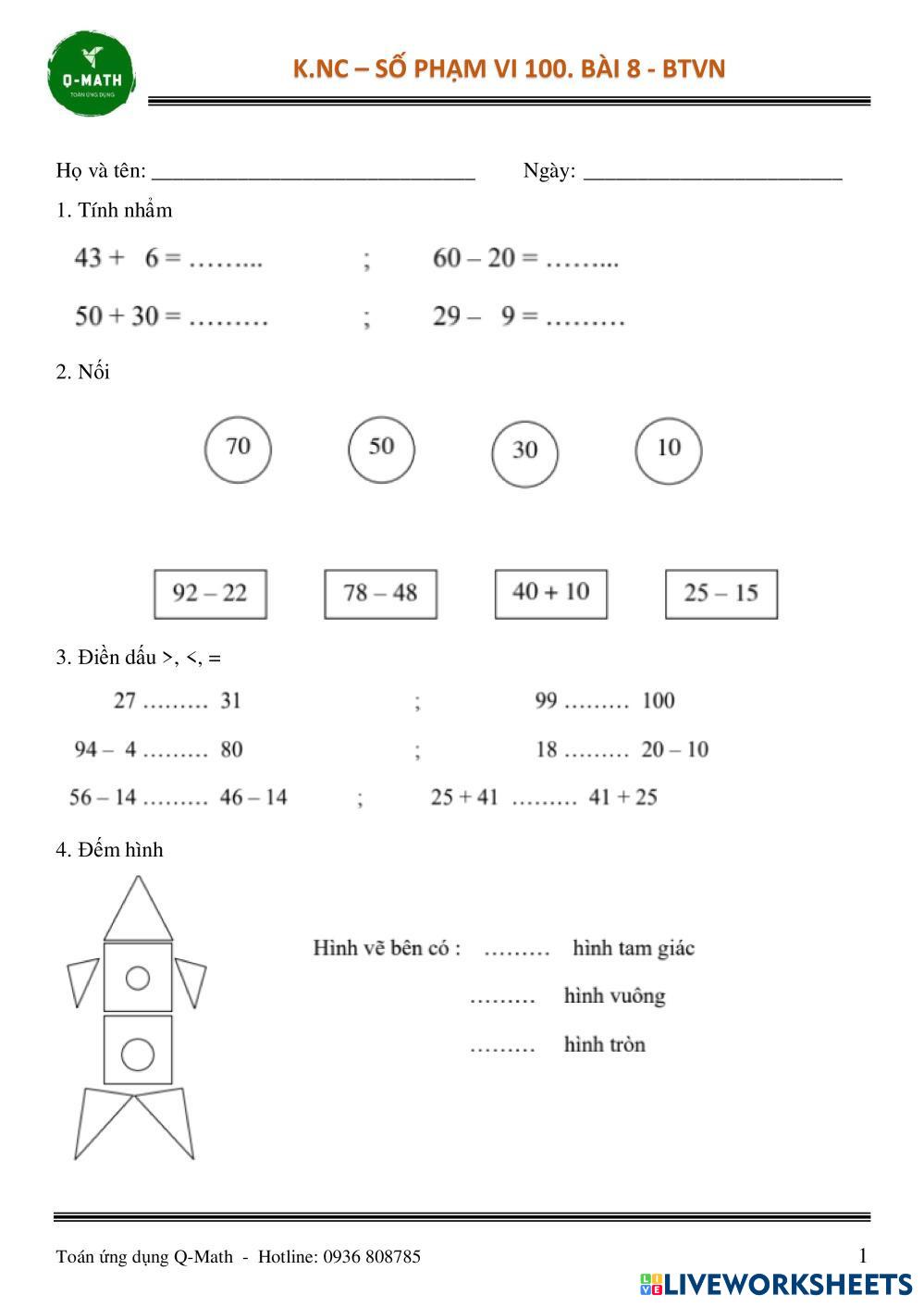 K - PV100NC - BÀI 8. ĐIỀN SỐ CÒN THIẾU (SỐ BỊ TRỪ) - BTVN.pdf
