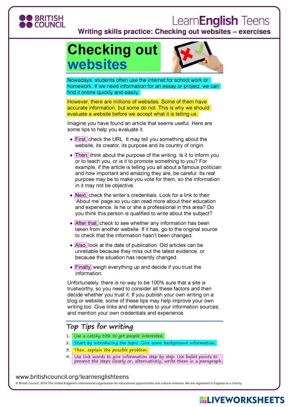 checking_out_websites_-_exercises_0.pdf