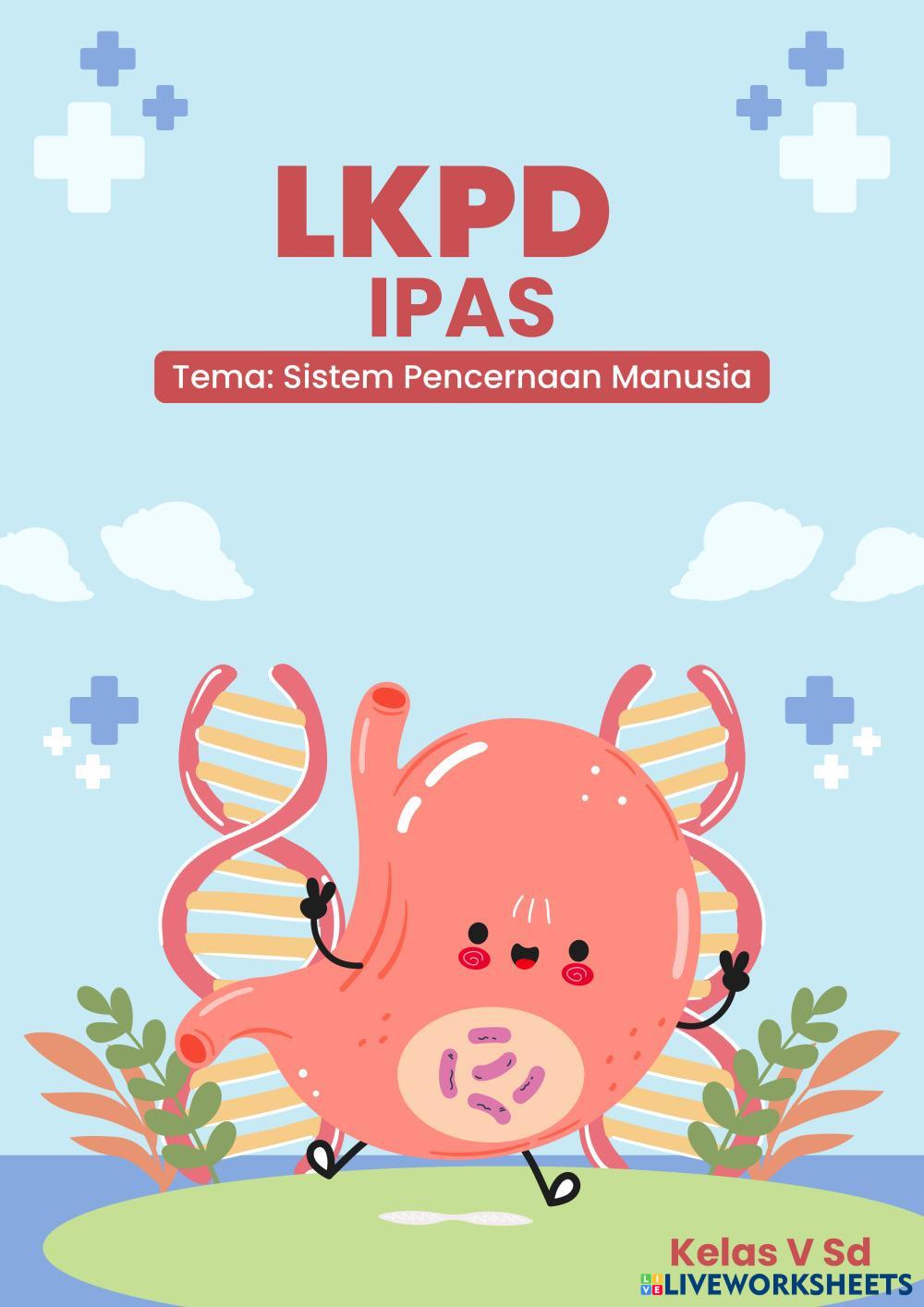 Sistem Pencernaan Manusia Lembar Kerja Peserta Didik Warna-Warni Simpel dan Lucu.pdf