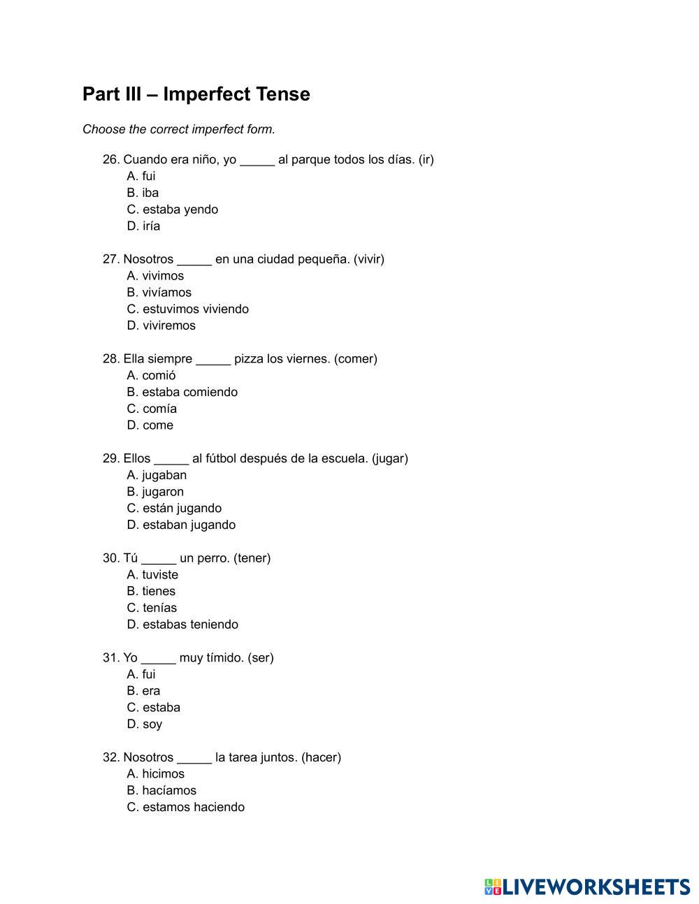 Spanish Unit 4 Exam.pdf