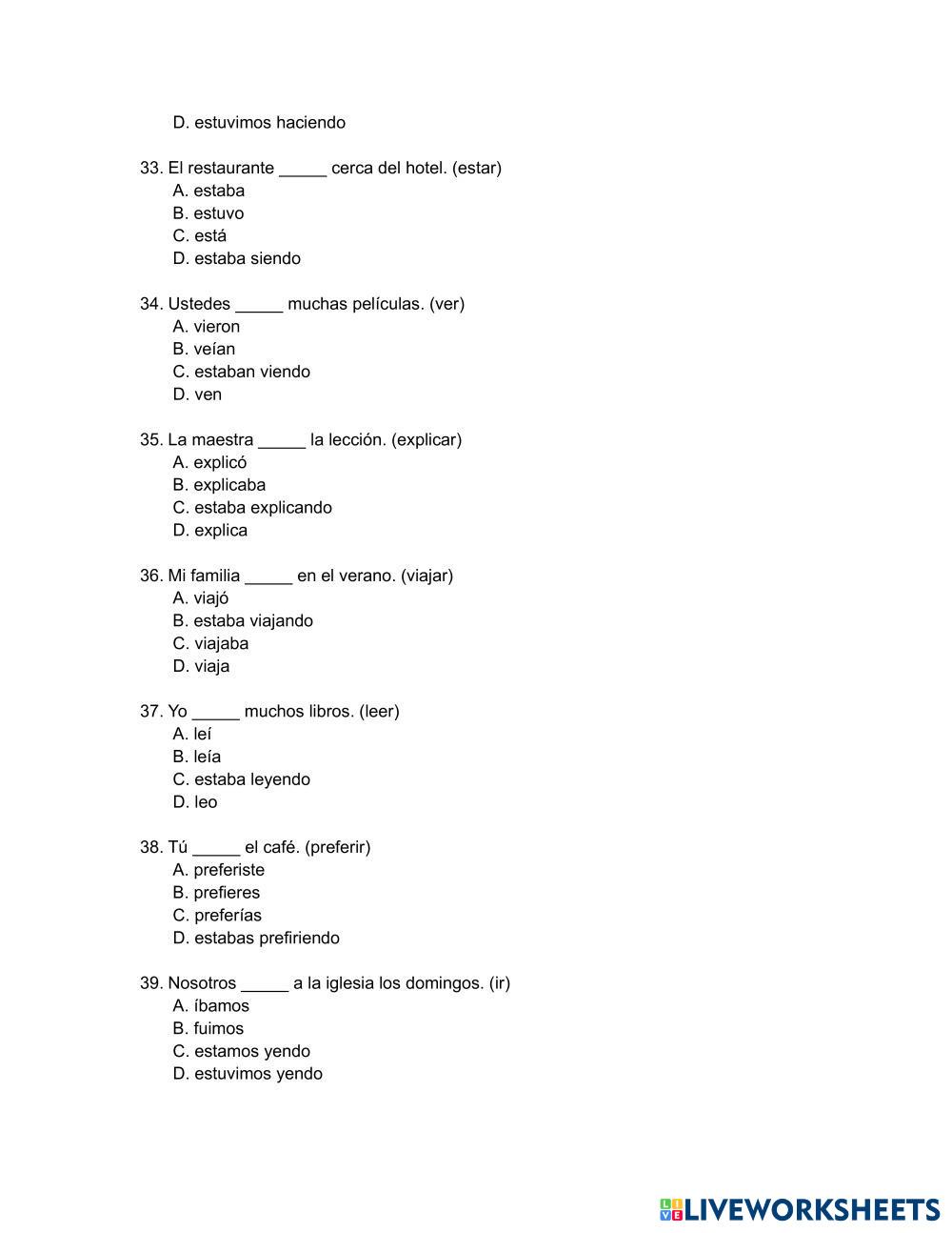 Spanish Unit 4 Exam.pdf