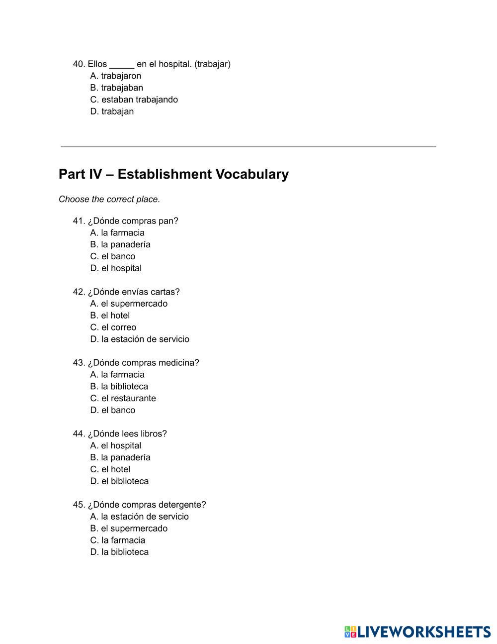 Spanish Unit 4 Exam.pdf