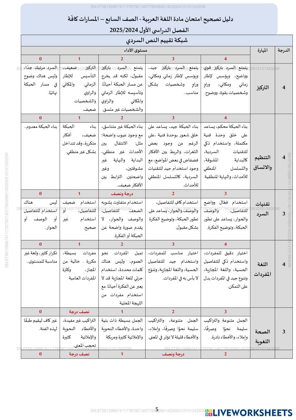 عربي دليل التصحيح 7 11.pdf