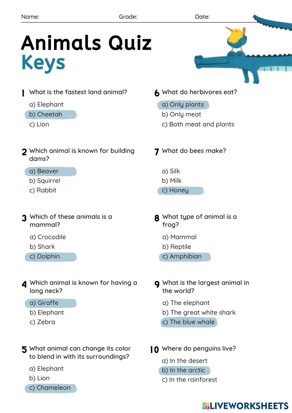 Animals_Multiple_Choice_Quiz_Worksheet.pdf