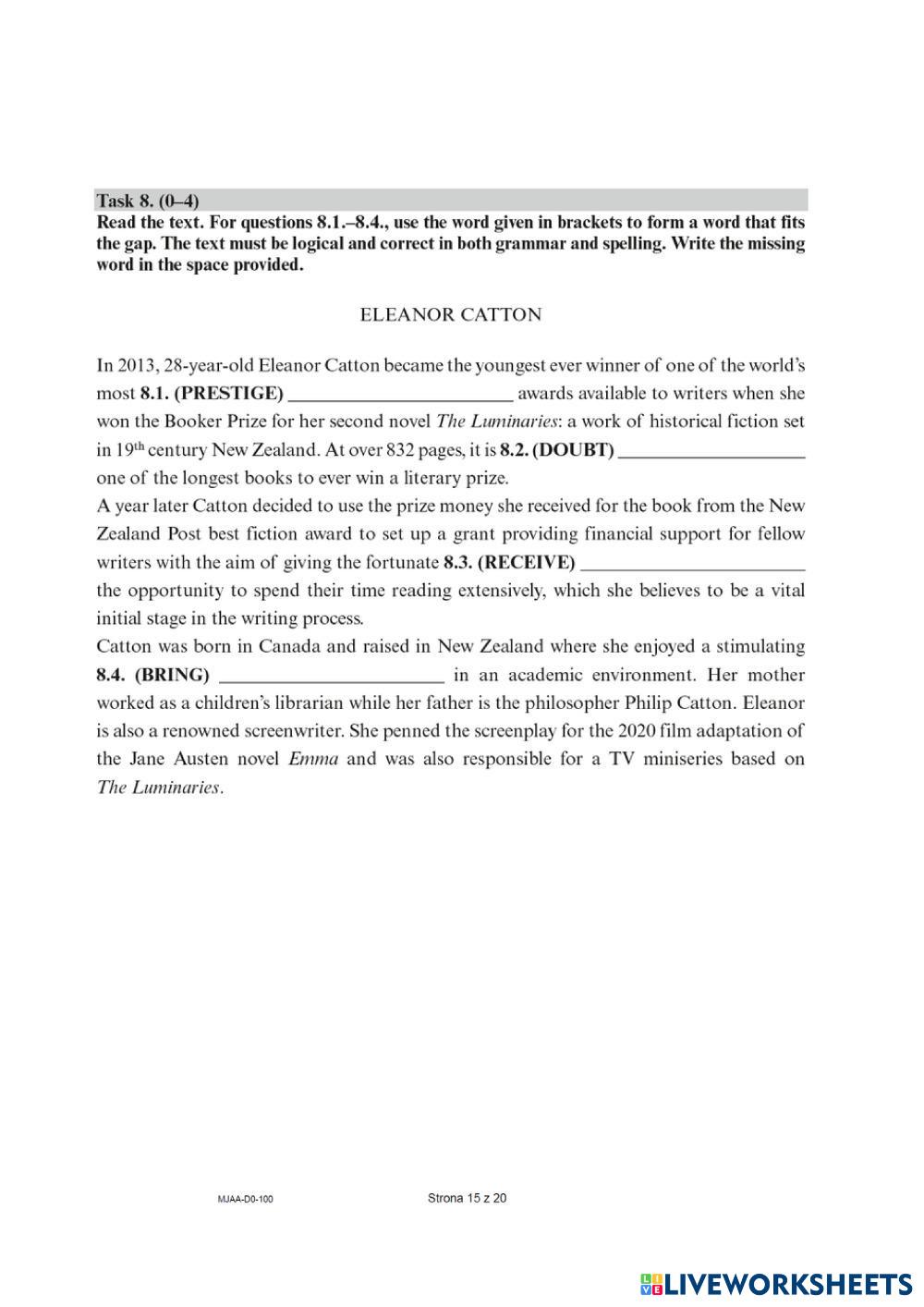 March 19 - written mock exam.pdf