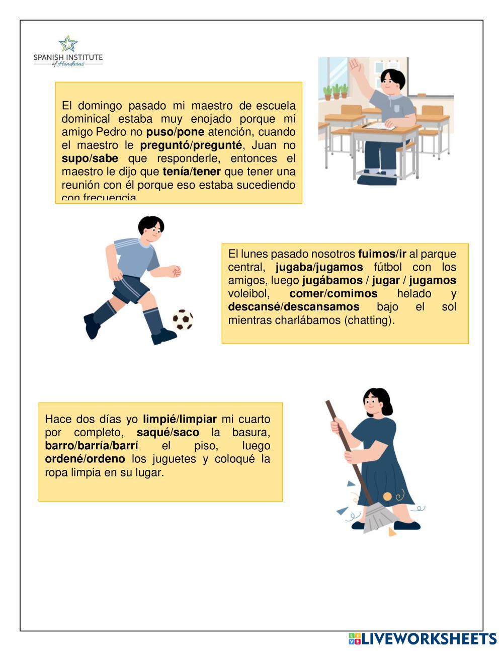 Acciones cortas y en secuencia pretérito.pdf