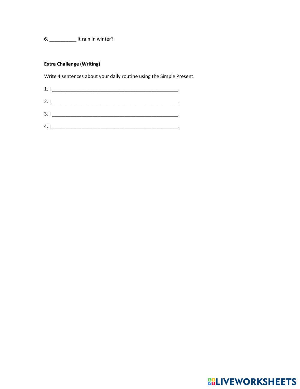 Present simple … | English Language Worksheets | 8331799